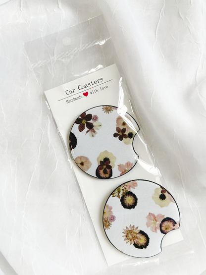 Floral Car Cup Coasters - Element x MCC