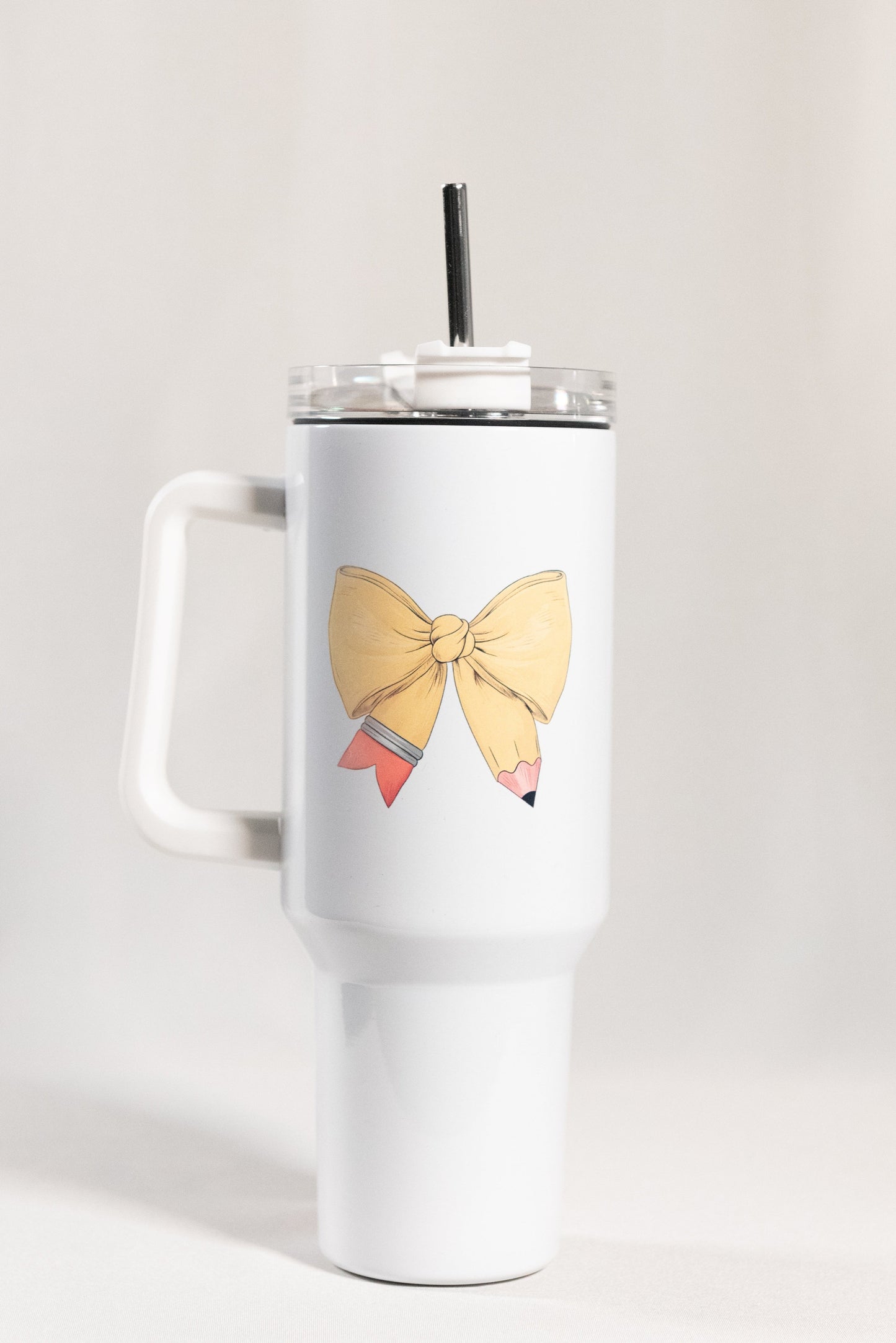 Pencil Bow 40oz Tumbler