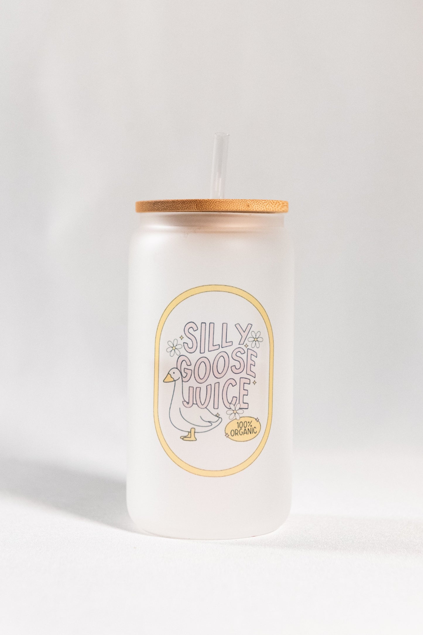 Silly Goose Juice 16 oz Glass Can