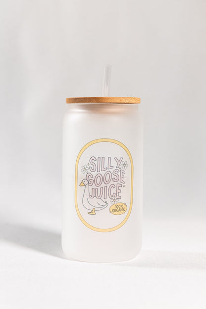 Silly Goose Juice 16 oz Glass Can